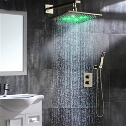 Lowes Eva Brushed Nickel Shower Fixtures